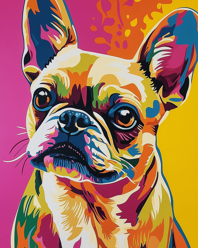 French Bulldog Mini Paint by Numbers