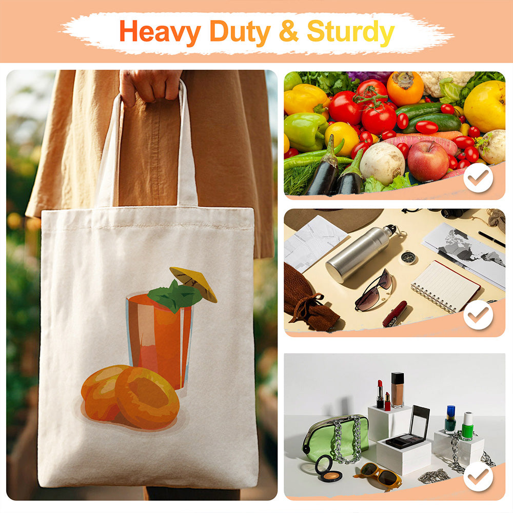 Fresh Fruit Juice Canvas Tote Bag Paint by Numbers
