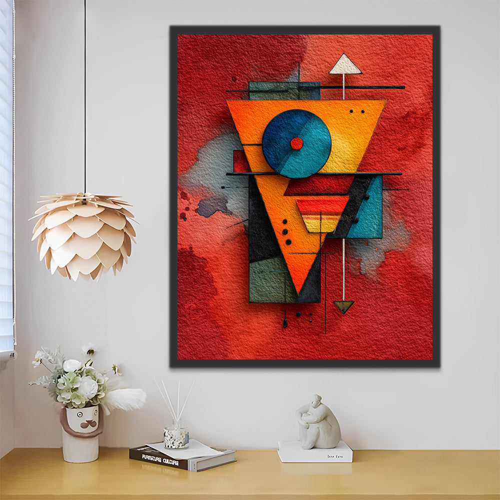 Gorgeous Geometric Shapes Paint by Numbers