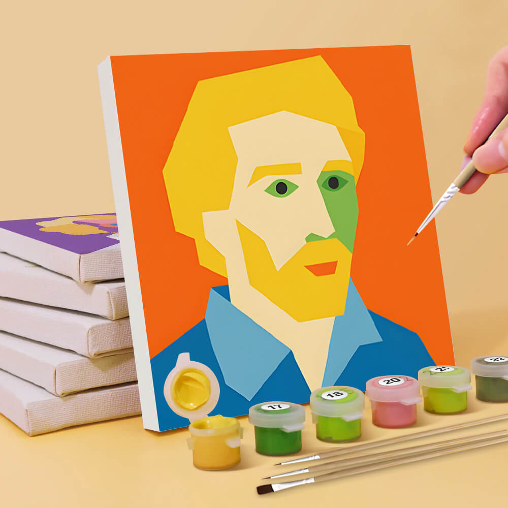 Great Scientists 6 Pieces Mini Paint by Numbers