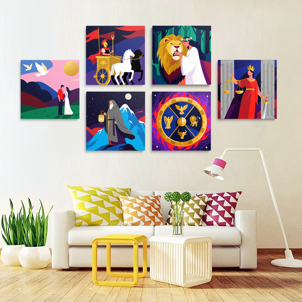 Guardian 6 Pieces Mini Paint by Numbers