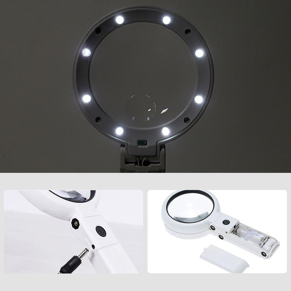 Handheld Magnifying Lamp