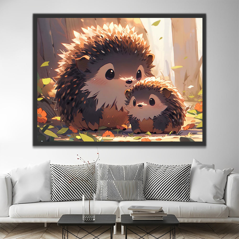 Hedgehog Paint by Numbers