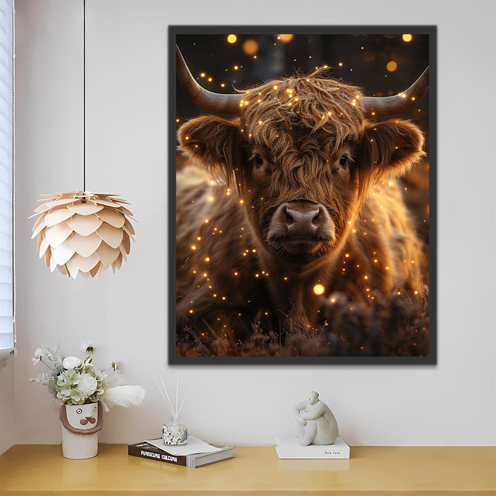 Highland Cow Paint by Numbers