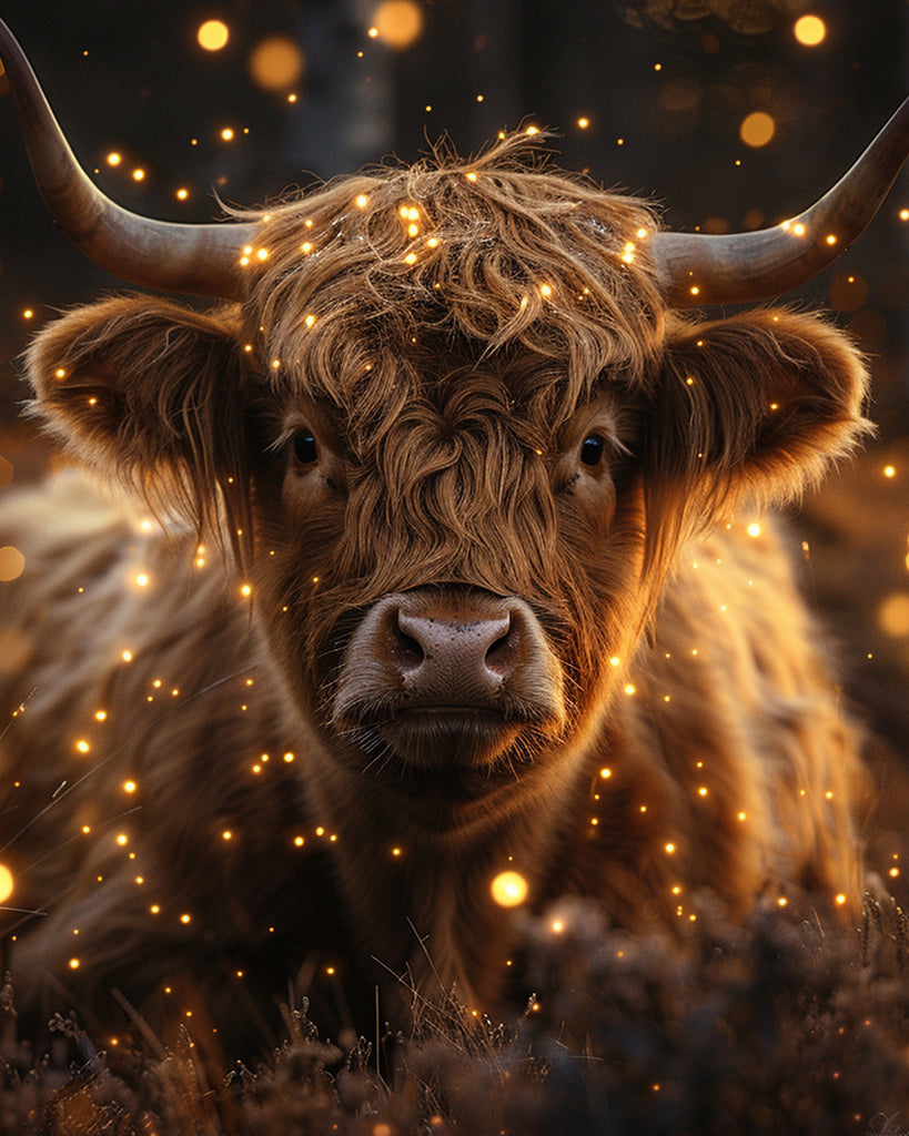 Highland Cow Paint by Numbers