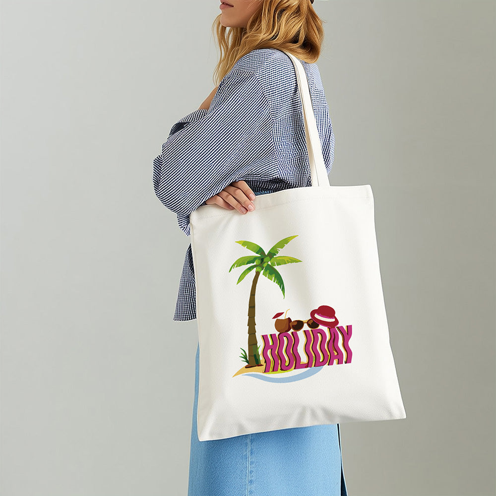 Holiday Canvas Tote Bag Paint by Numbers