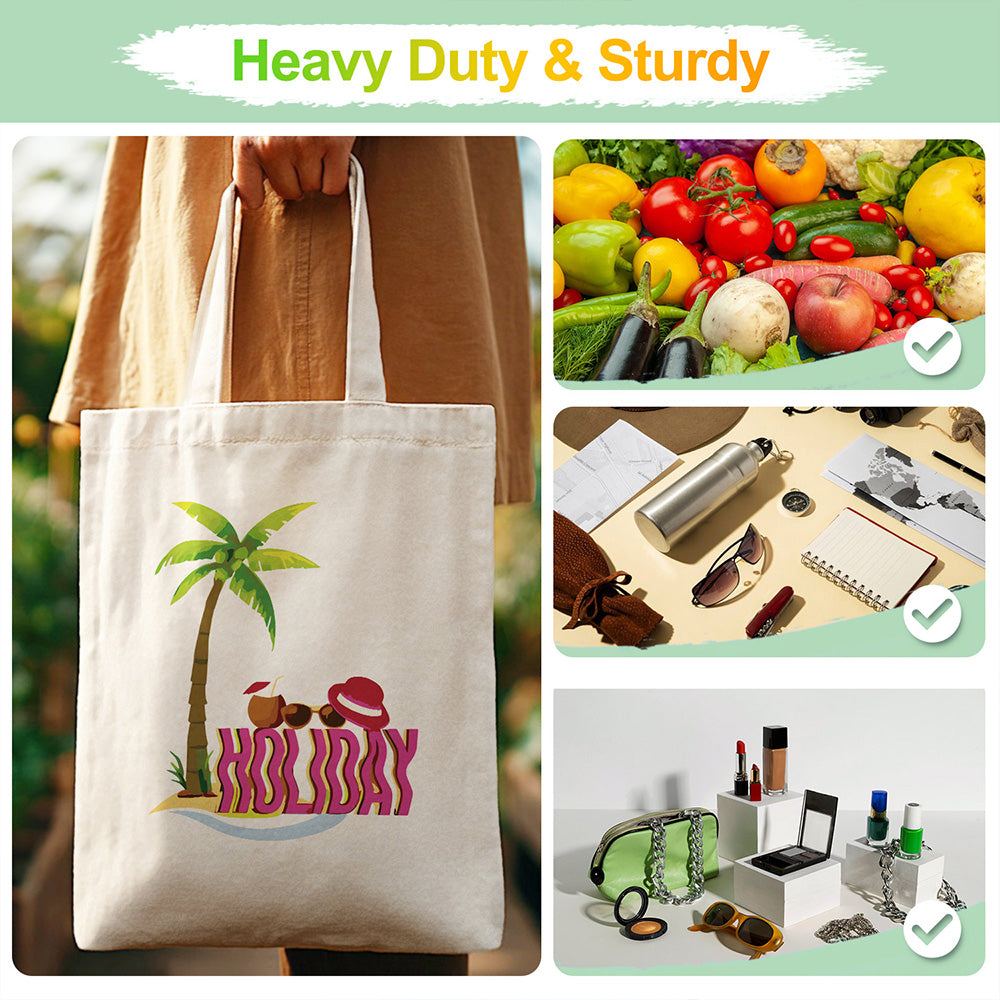 Holiday Canvas Tote Bag Paint by Numbers