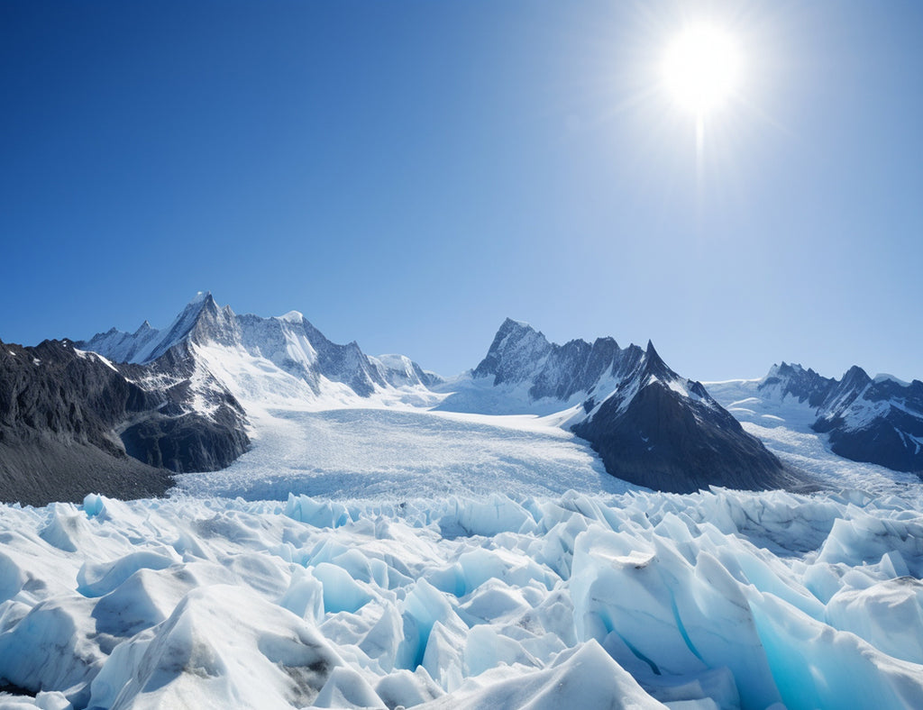 Iceberg Landscape under the Sun Paint by Numbers