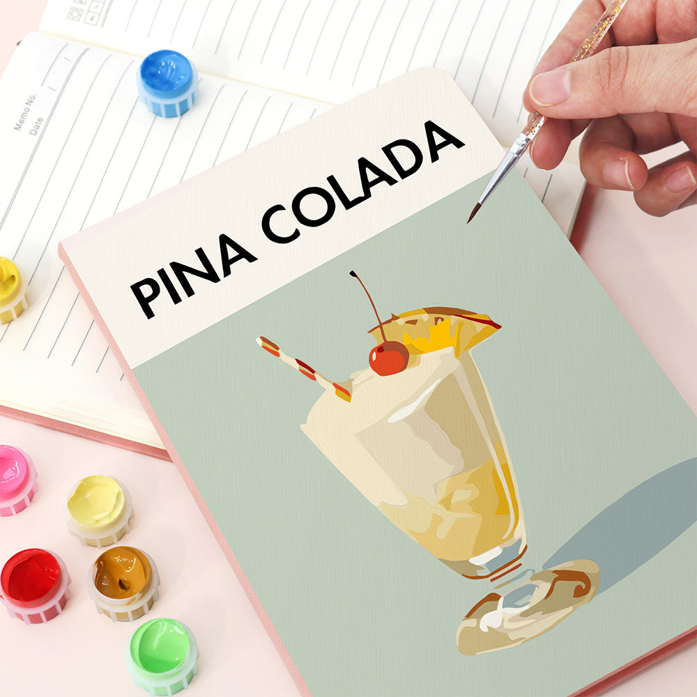Iced Fruit Rum Notebook Paint by Numbers
