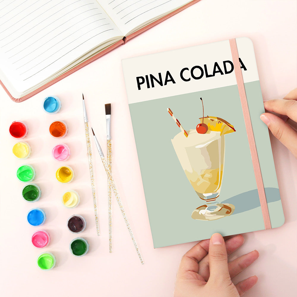 Iced Fruit Rum Notebook Paint by Numbers