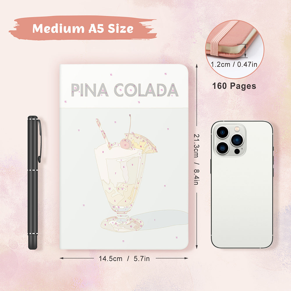 Iced Fruit Rum Notebook Paint by Numbers