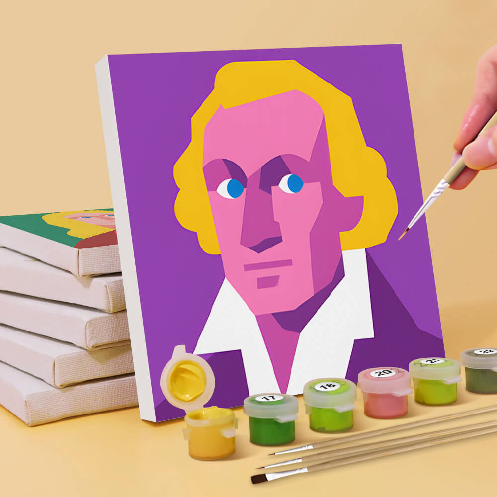 Influential Person 6 Pieces Mini Paint by Numbers