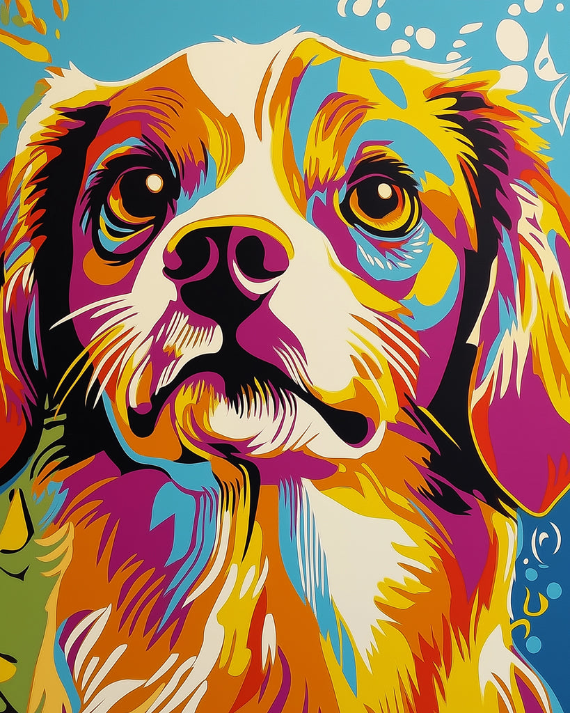 King Charles Spaniel Mini Paint by Numbers