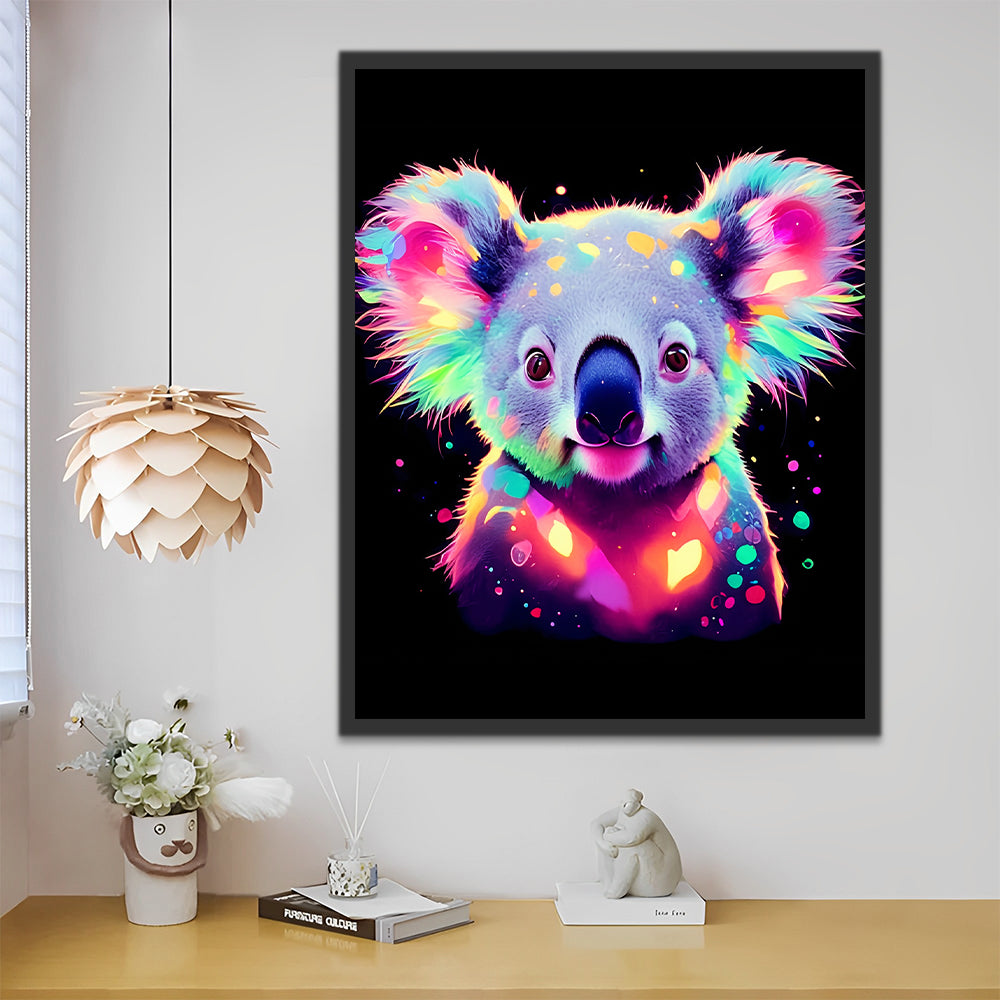 Koala Pop Art Paint by Numbers