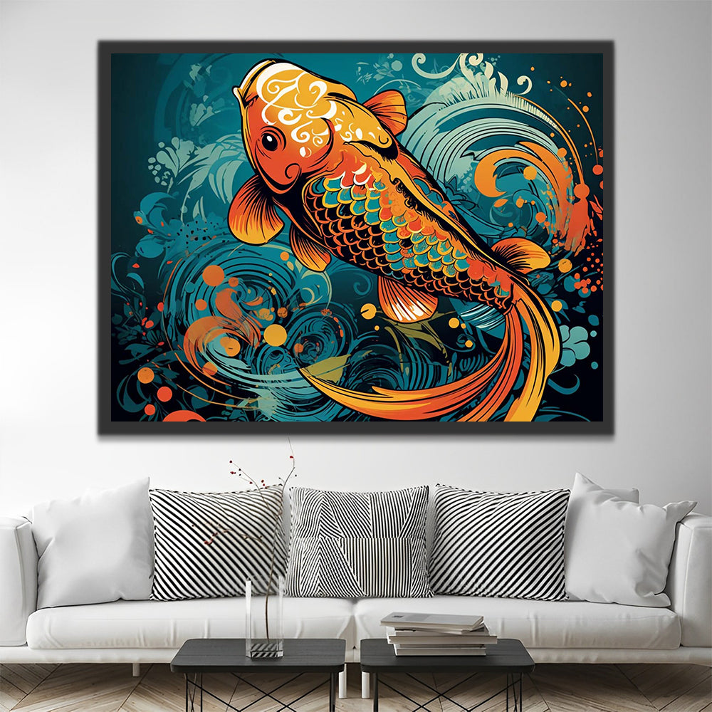 Koi Carp Paint by Numbers