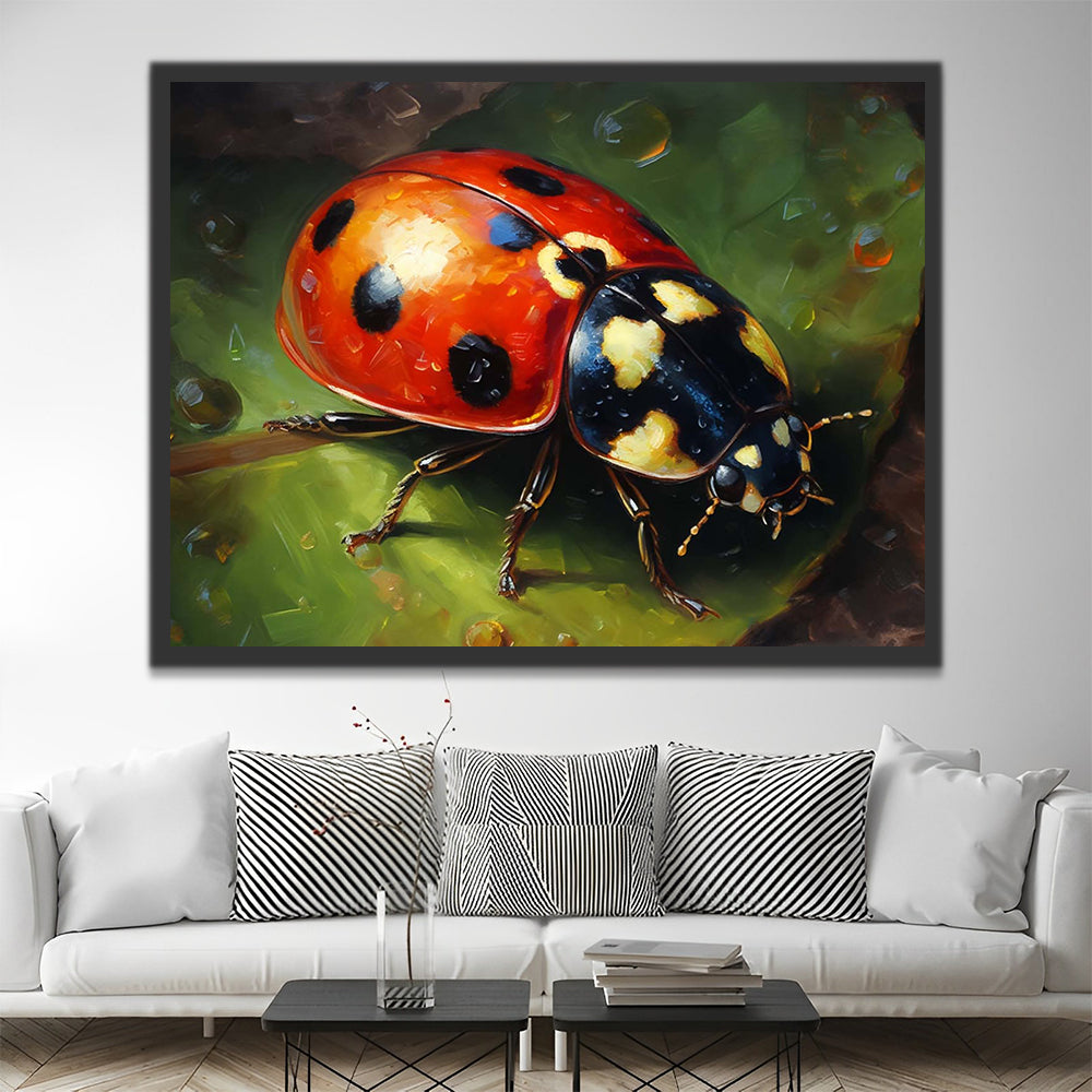 Ladybug Paint by Numbers