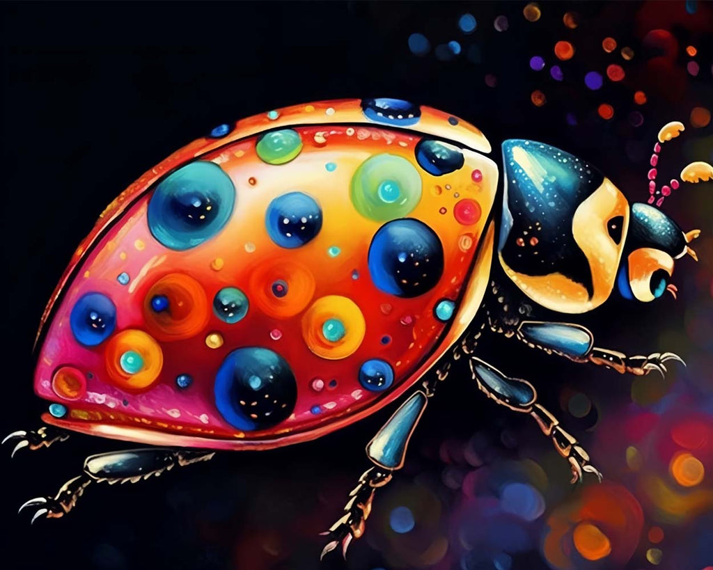 Ladybug Paint by Numbers