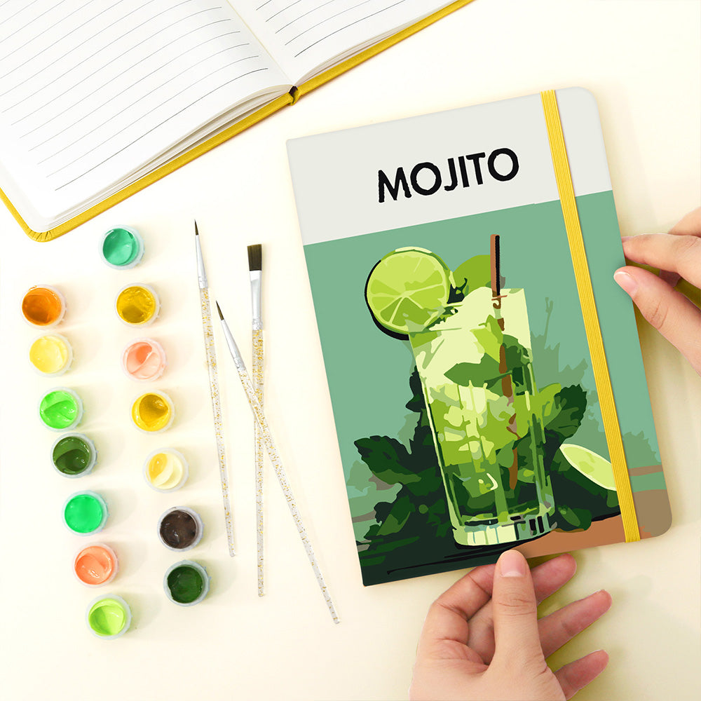 Lemon Mojito Notebook Paint by Numbers