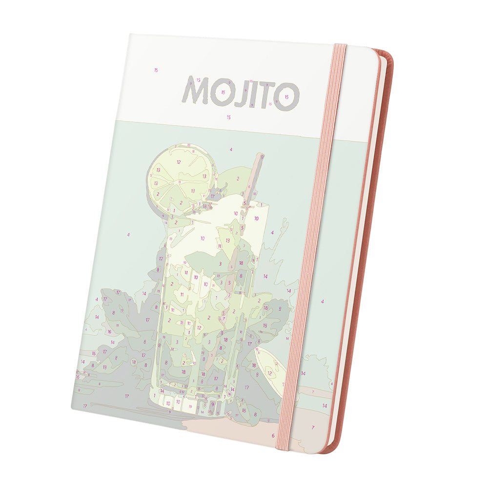 Lemon Mojito Notebook Paint by Numbers