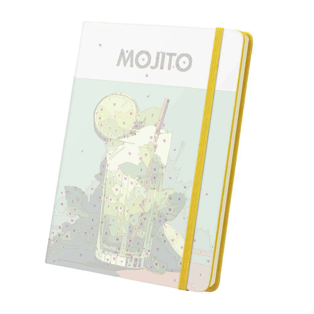 Lemon Mojito Notebook Paint by Numbers