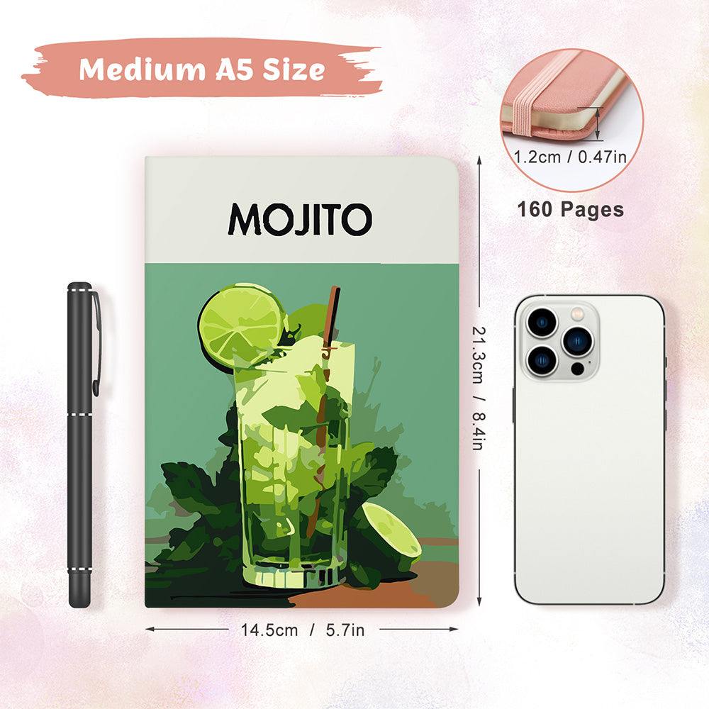 Lemon Mojito Notebook Paint by Numbers