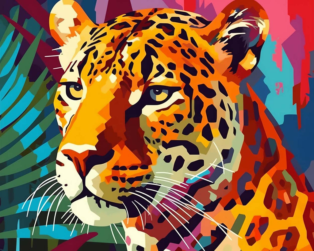 Leopard Paint by Numbers