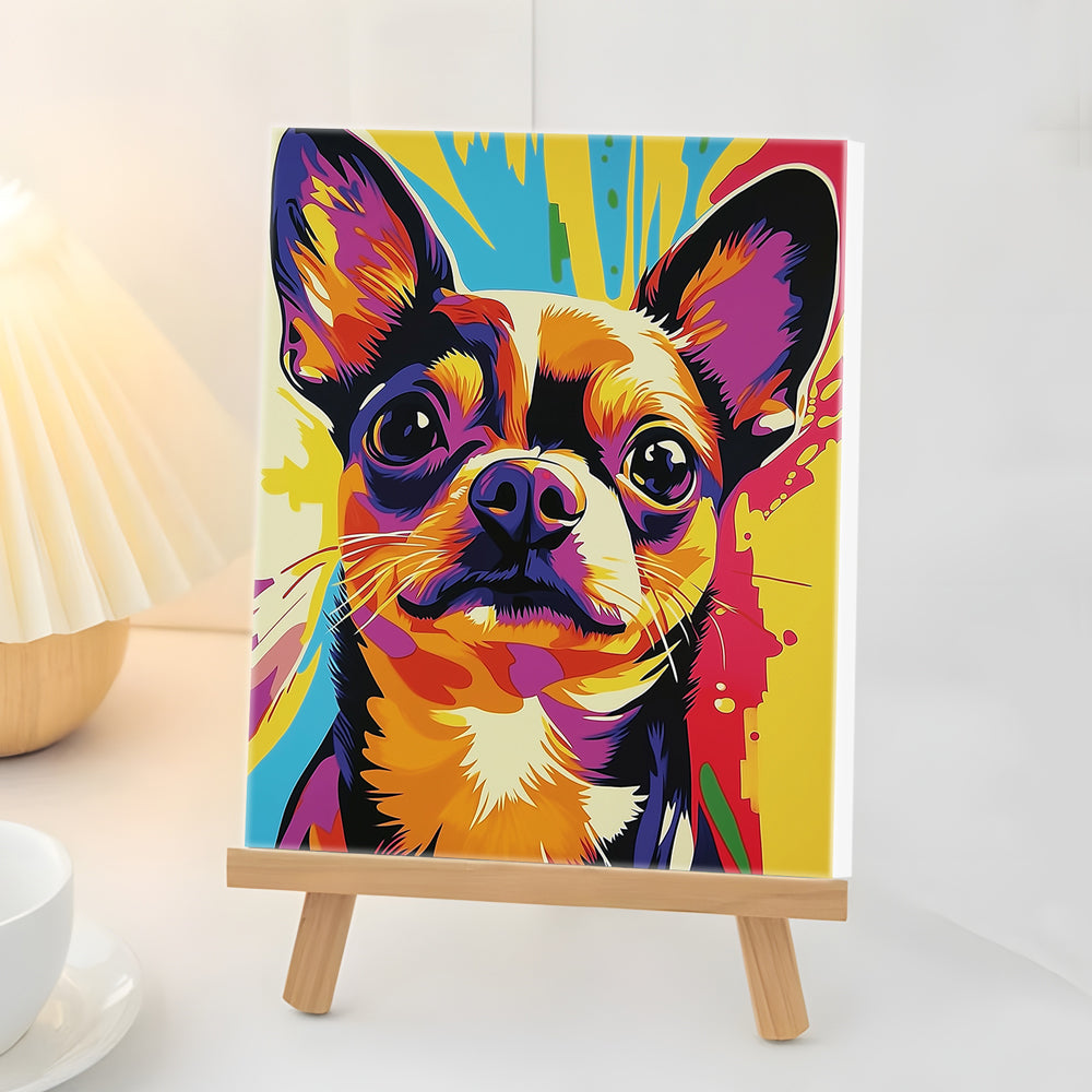 Lovely Chihuahua Mini Paint by Numbers