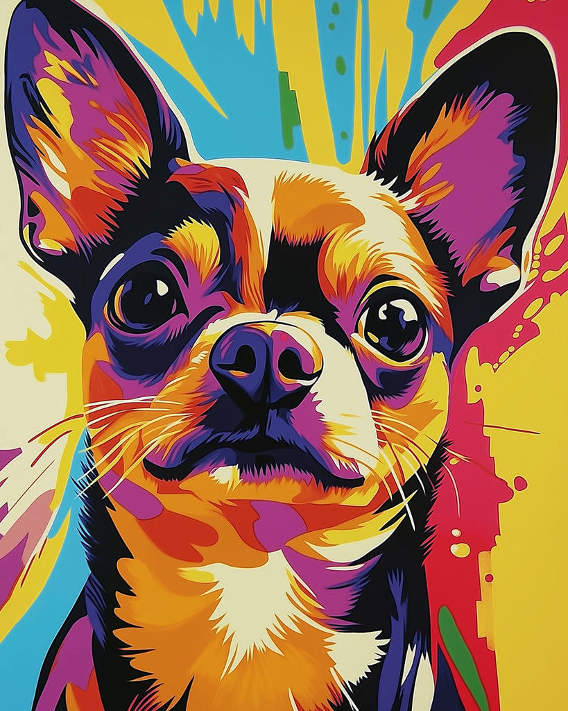 Lovely Chihuahua Mini Paint by Numbers