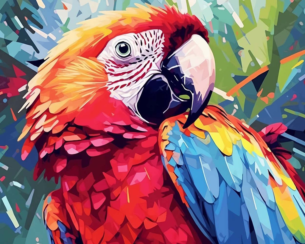 Parrot Paint by Numbers