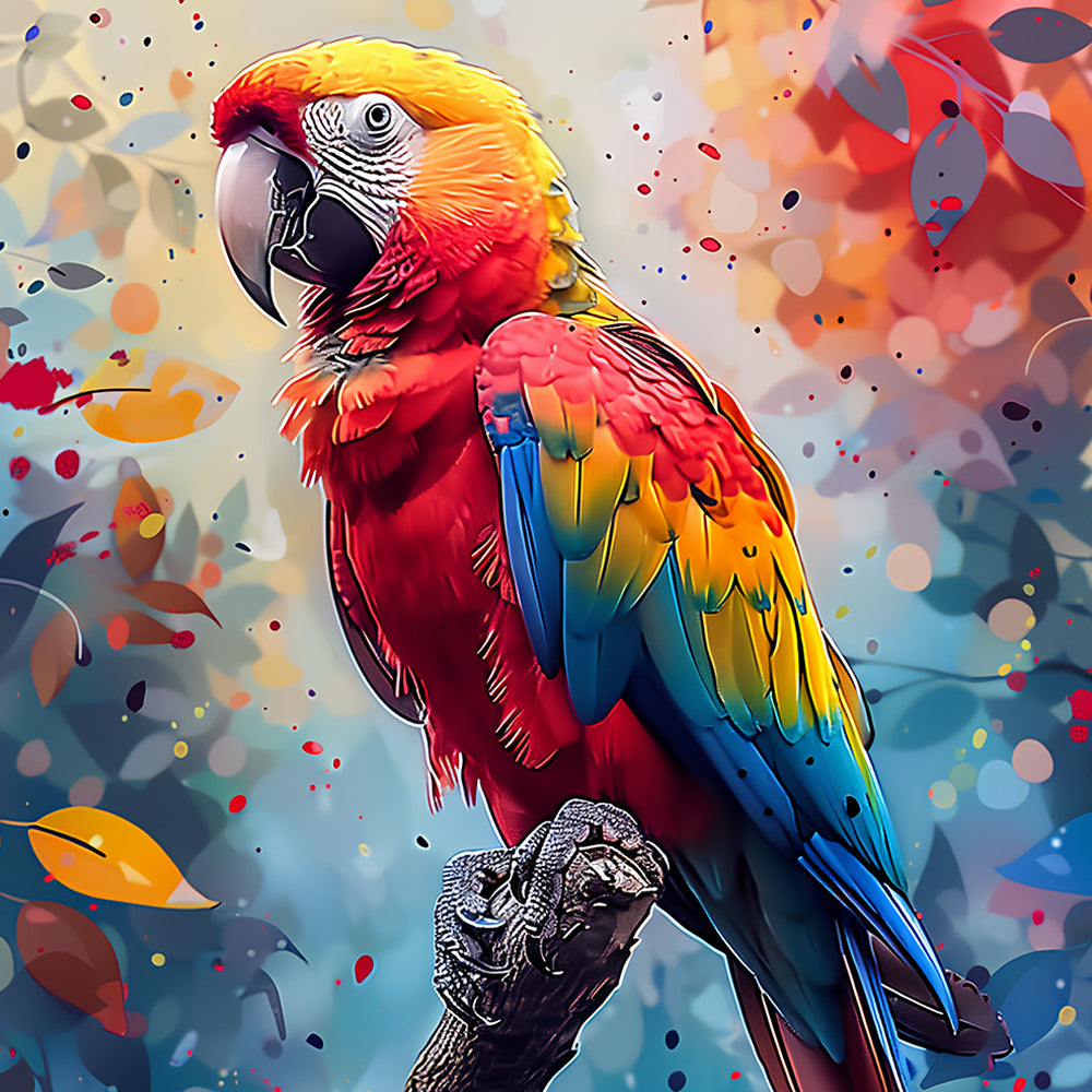 Parrot Paint by Numbers