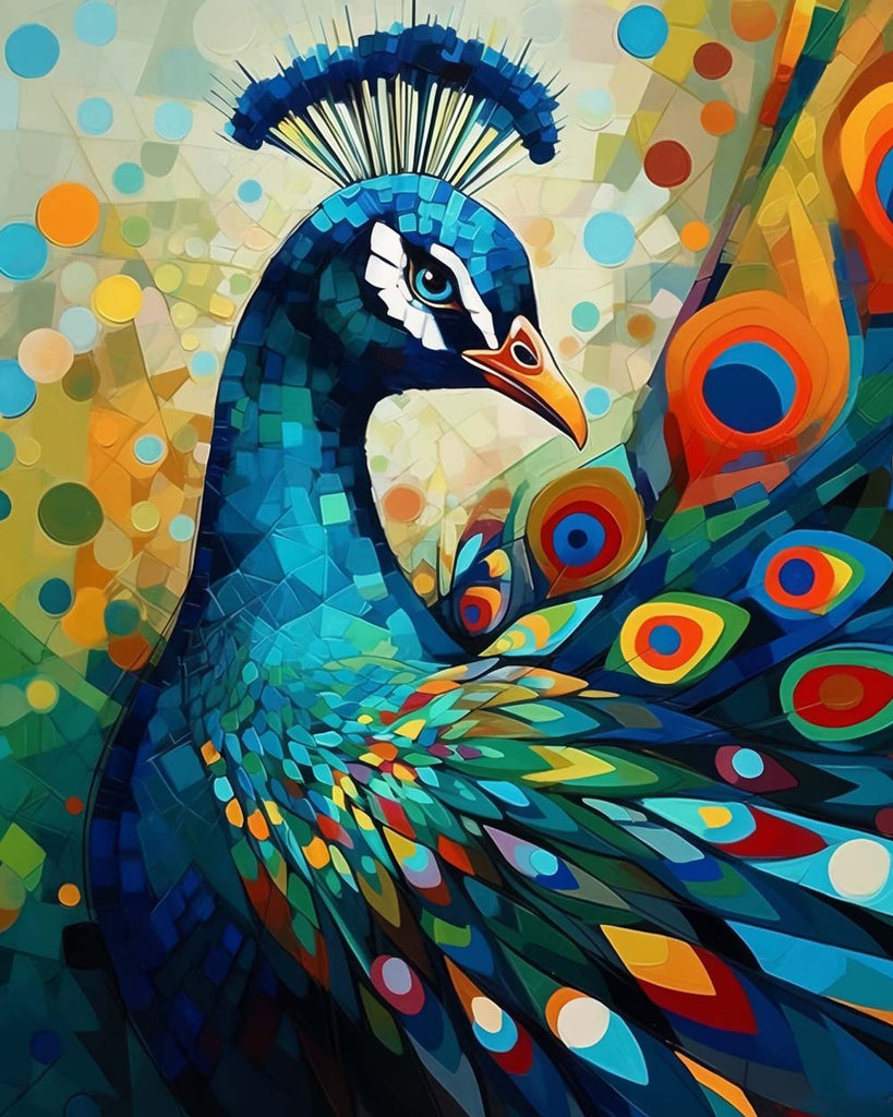 Peacock Paint by Numbers