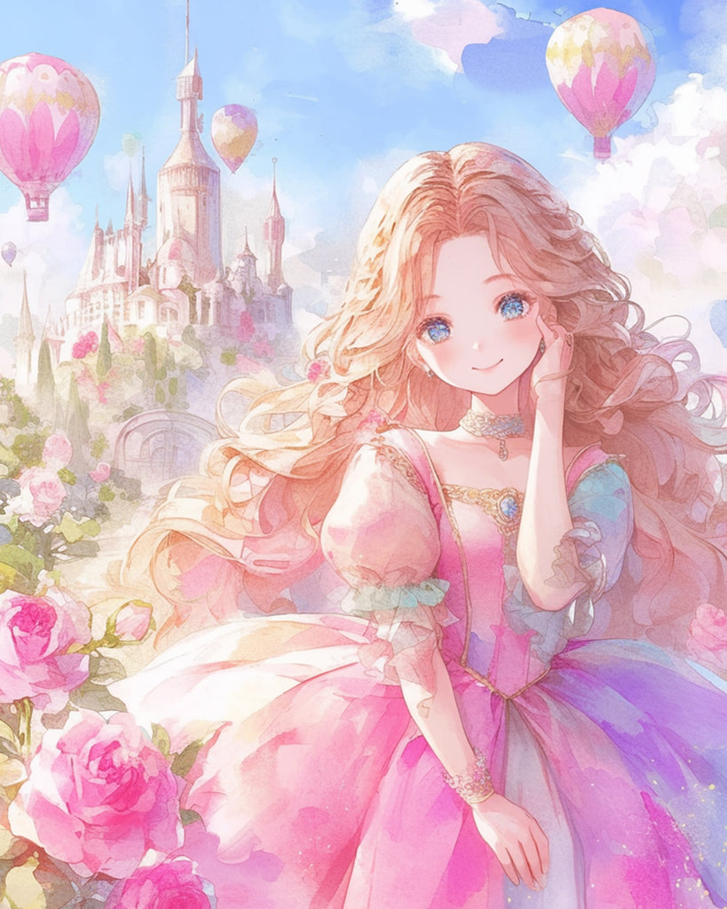 Princess and Castle Paint by Numbers