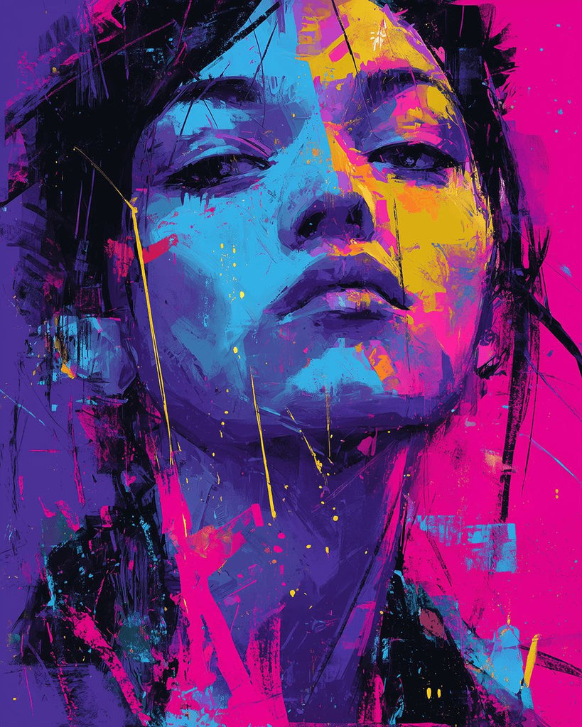 Proud Pop Style Woman Paint by Numbers