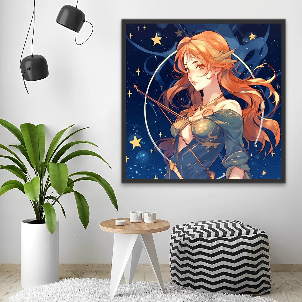 Sagittarius Goddess Paint by Numbers