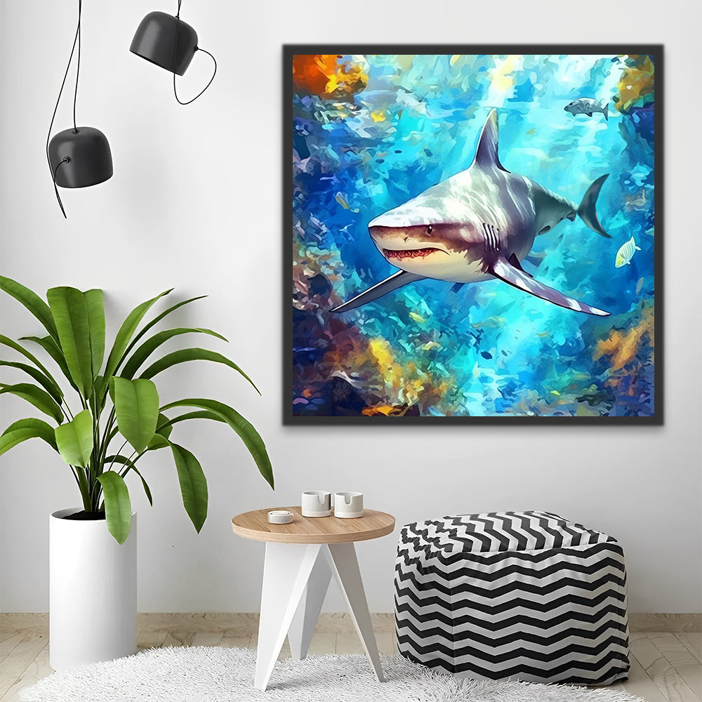 Shark Paint by Numbers