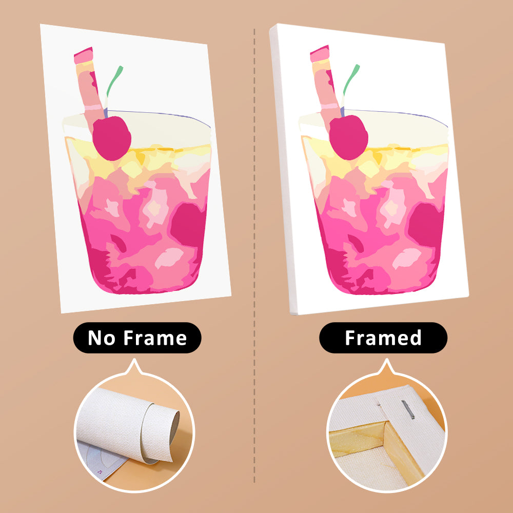 Sweet Cocktail 6 Pieces Mini Paint by Numbers