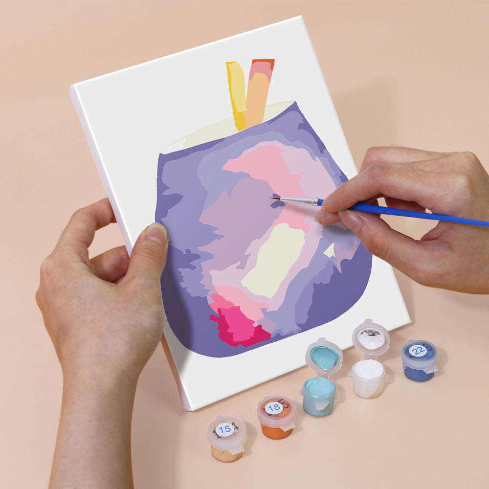 Sweet Cocktail 6 Pieces Mini Paint by Numbers