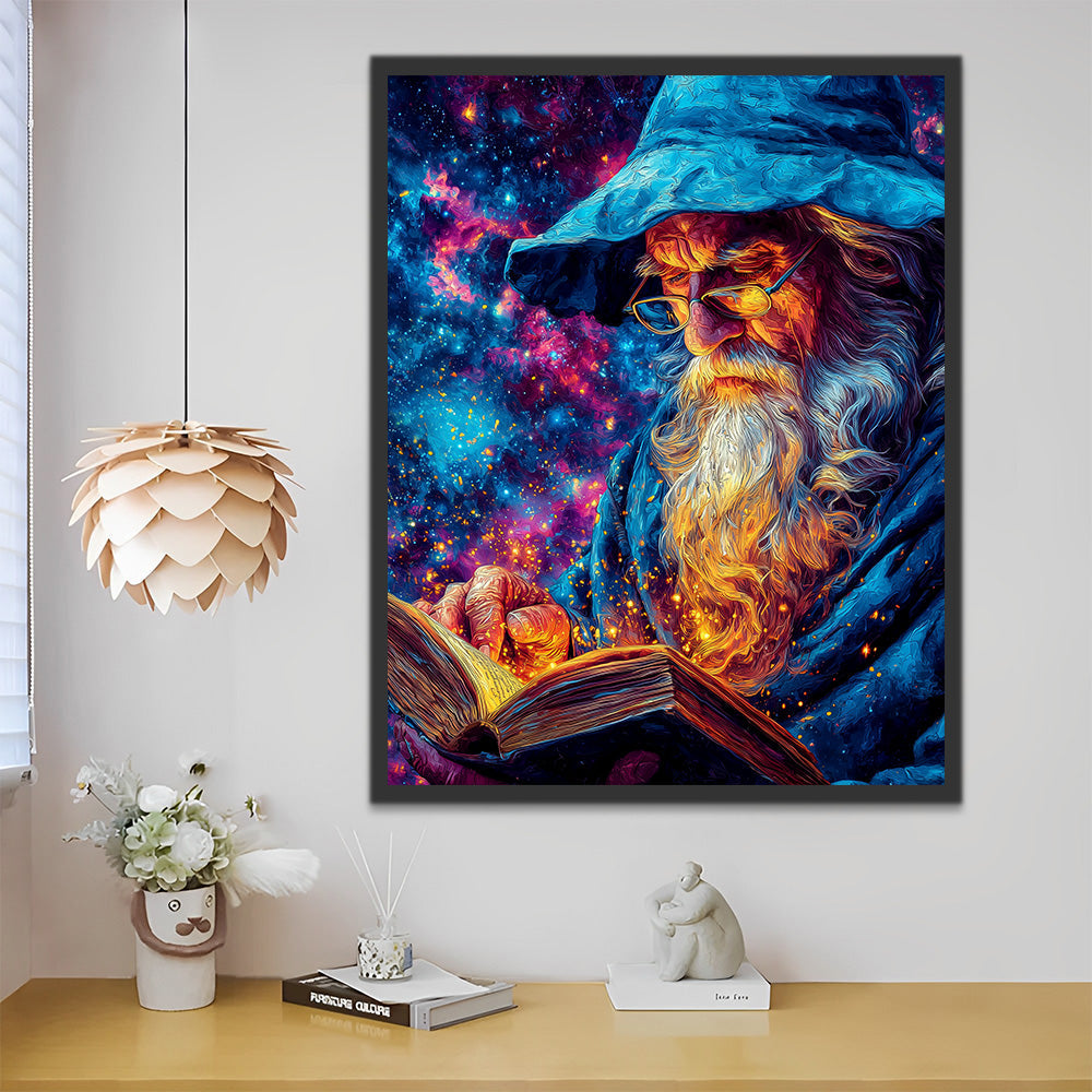 The Magic Old Man in the Universe Paint by Numbers
