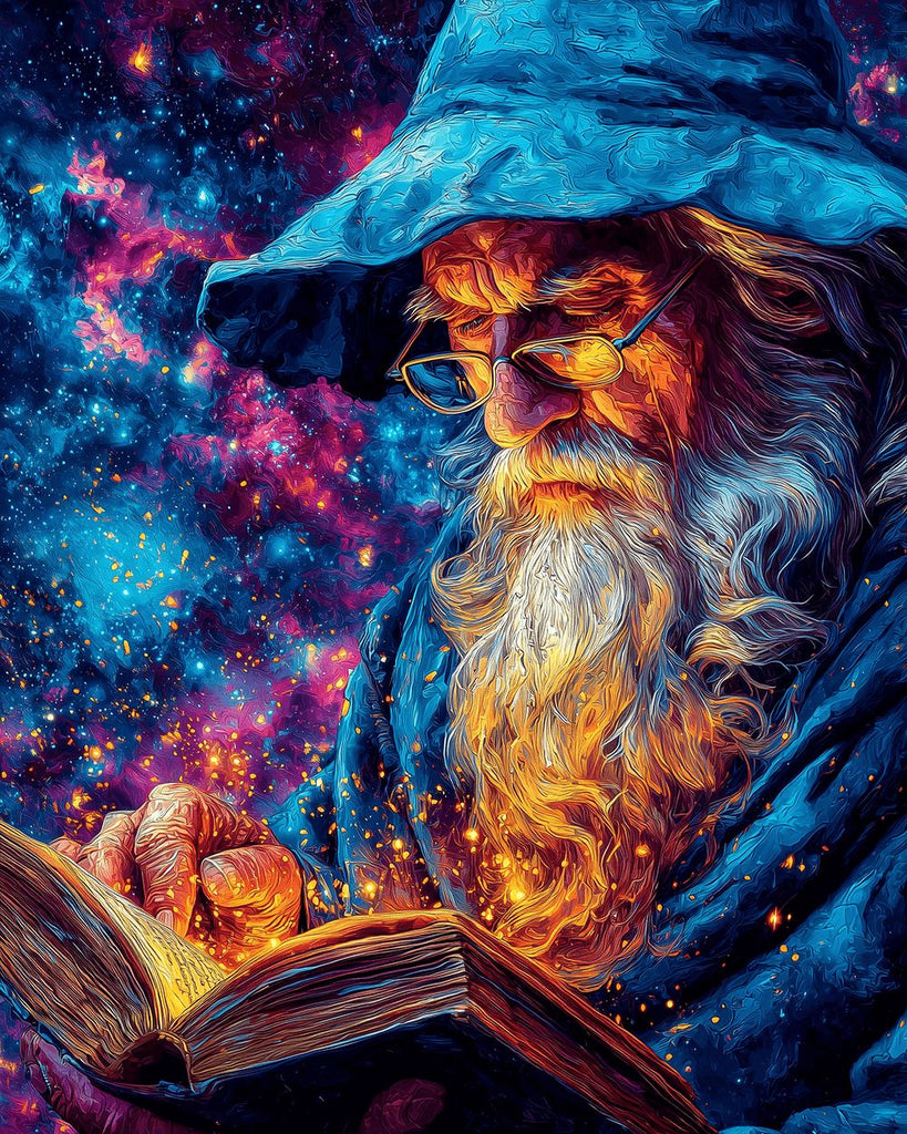 The Magic Old Man in the Universe Paint by Numbers
