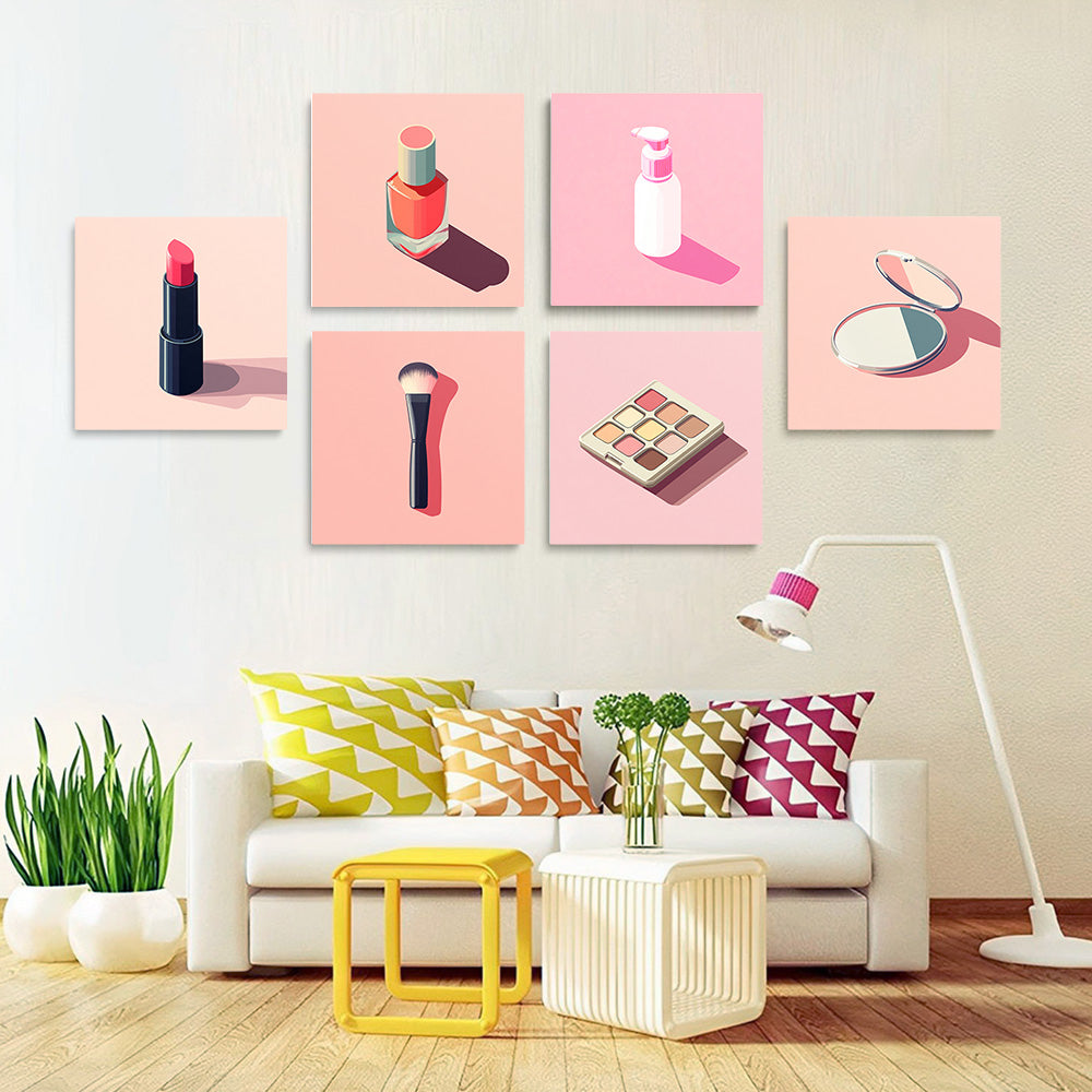 Trendy Cosmetics 6 Pieces Mini Paint by Numbers