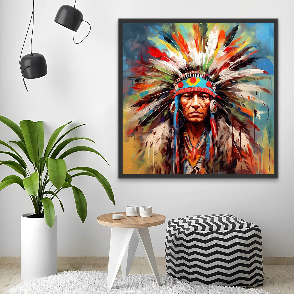 Tribal Leader Paint by Numbers