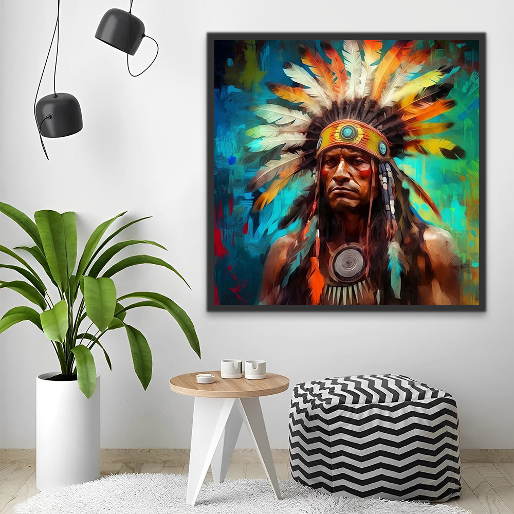 Tribal Leader Paint by Numbers