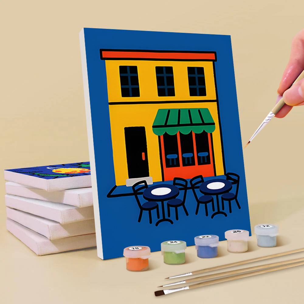 Van Gogh-Style Paintings 6 Pieces Mini Paint by Numbers