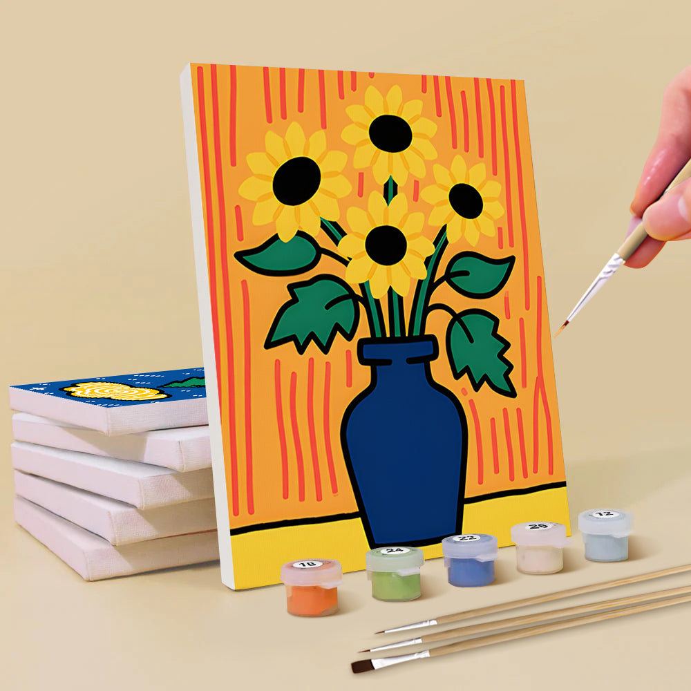 Van Gogh's Classic Works 6 Pieces Mini Paint by Numbers