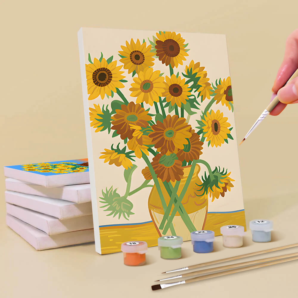 Van Gogh's Masterpieces 6 Pieces Mini Paint by Numbers