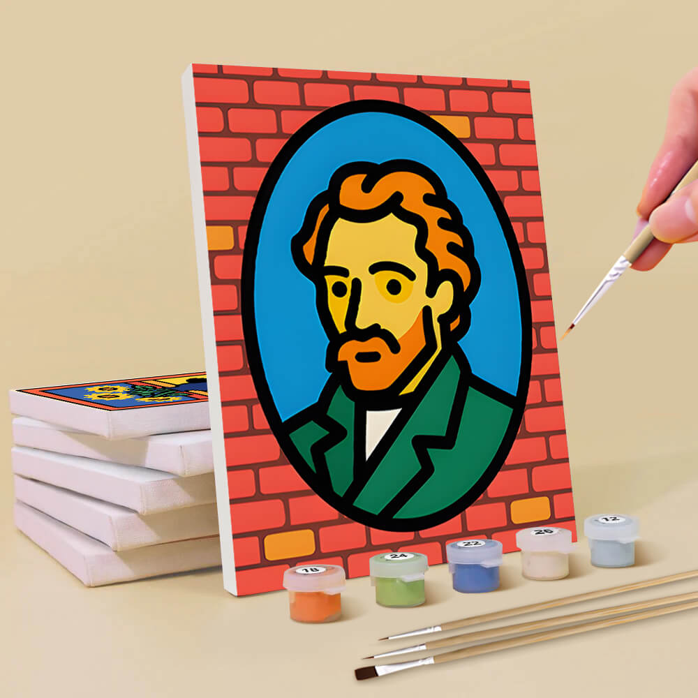 Van Gogh's Works 6 Pieces Mini Paint by Numbers