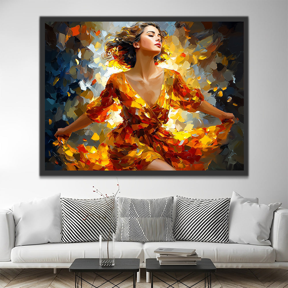 Woman Intoxicated by Dance Paint by Numbers