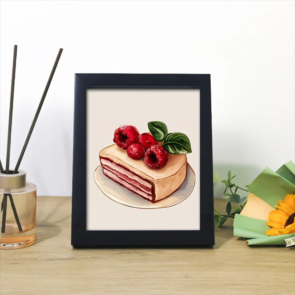 Wooden Photo Frame for Mini Paint by Numbers