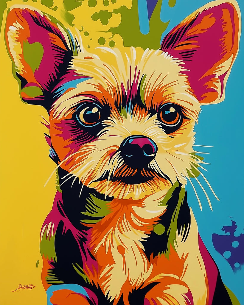 Yorkshire Terrier Mini Paint by Numbers