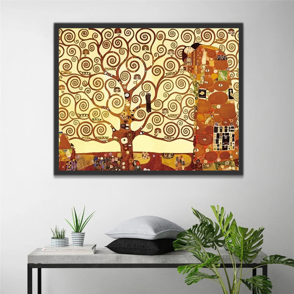 Abstract Tree of Life Paint by Numbers